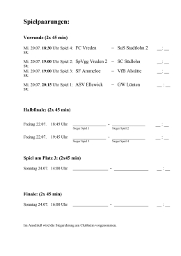 Spielplan Neu