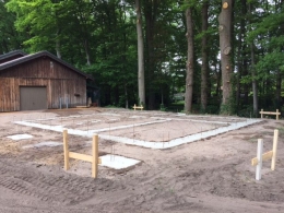 Fundament steht